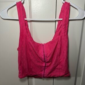 Princess Polly Hot Pink Corset Top